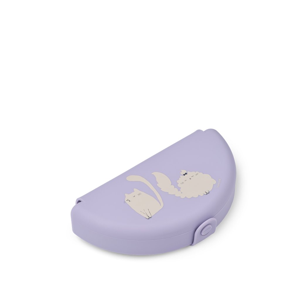 Liewood Faltbare Snack Box Eugene Cat/ Warm lilac