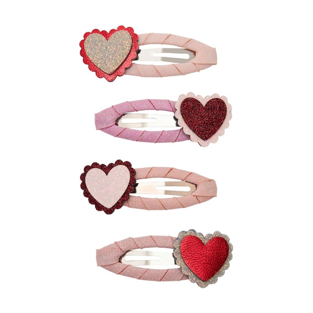 Mimi & Lula Haarspangen Scalloped Heart Clic Clacs