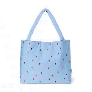 Studio Noos Puffy Mom-bag Light Blue Hearts