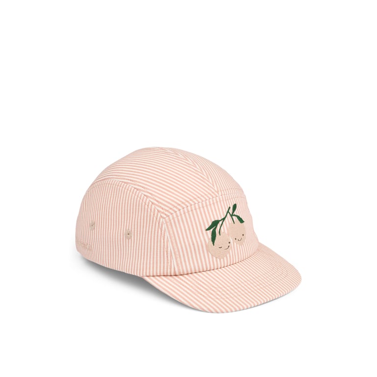 Liewood Cap Rory Seersucker Stripe, Pale tuscany/ Creme de la creme