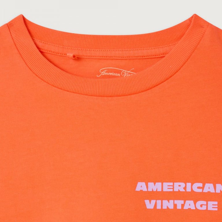 American Vintage T-Shirt Fizvalley, Mandarine Vintage 1