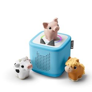 Tonies Starterset Toniebox 2 Himmelblau mit My First Tonies Bauernhof