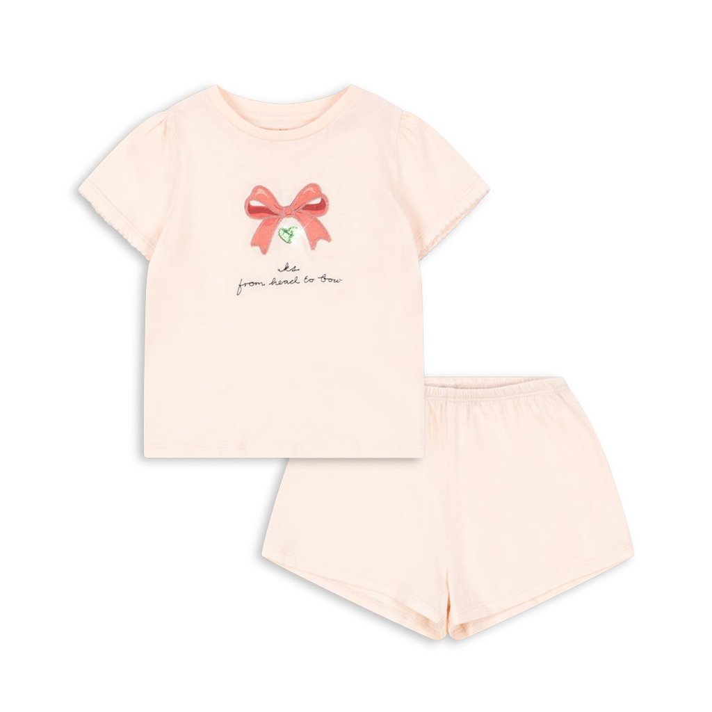 Konges Sløjd Set Famu Puff (T-Shirt + Shorts), Creole Pink