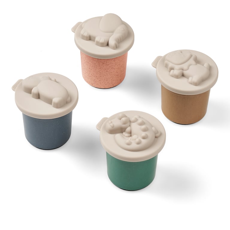 Liewood Knet Set Rollie Modeling Dough Set 6er Pack, Yellow mellow multi mix