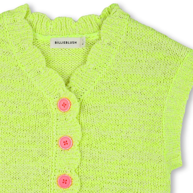 Billieblush Ärmelloser Cardigan, yellow 2