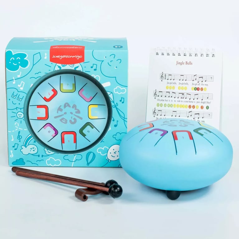 JH-products Musikinstrument Baby Tambu hellblau