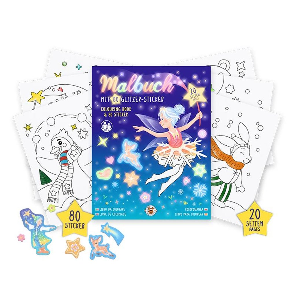 Trendhaus Make a wish Malbuch inkl. Sticker