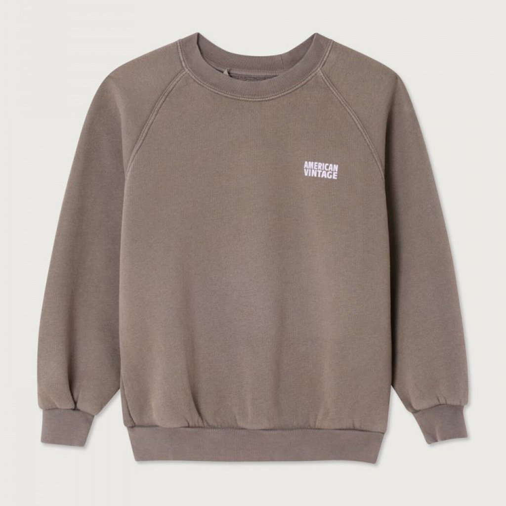 American Vintage Sweatshirt Izubird, Cendre Vintage