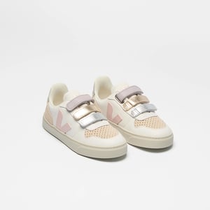 Veja Kindersneaker V-10 Leather White Petale