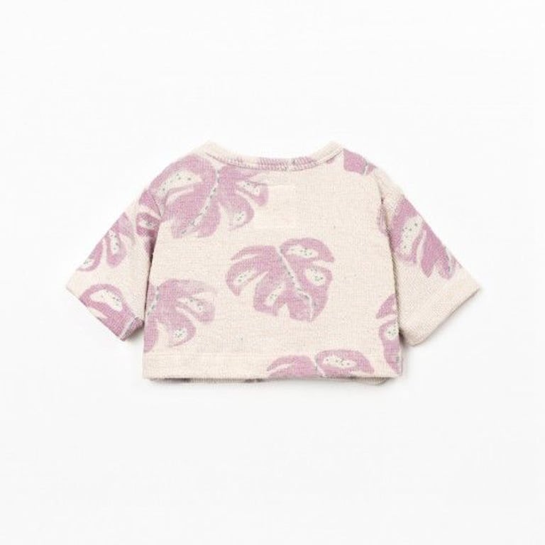 Play up Jersey Sweater Printed Embellished, Monstera