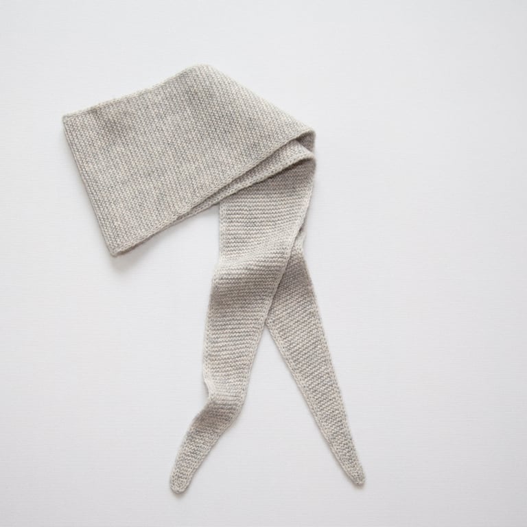 Papa Lobster Schal Molie Damen, hellgrau mélange