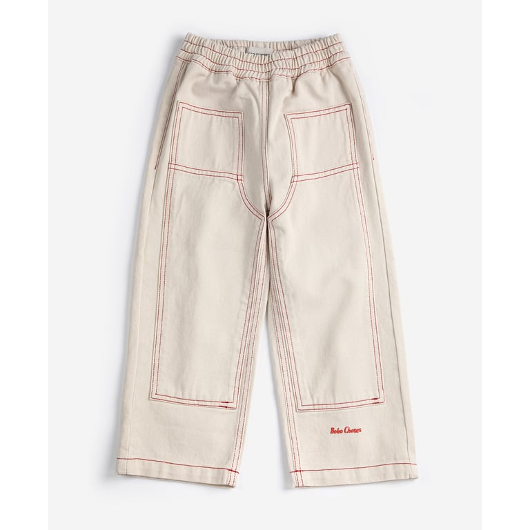 Bobo Choses Twill Hose, offwhite