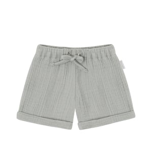 Leevje Musselin Shorts, Soft Green