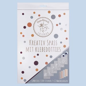 Lulubug Kreativ Set mit Klebe Dotties blau