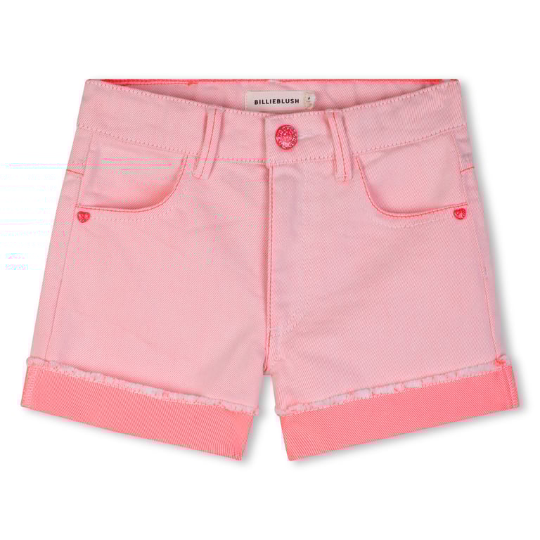 Billieblush Twill-Shorts mit Pailletten-Tasche, pink