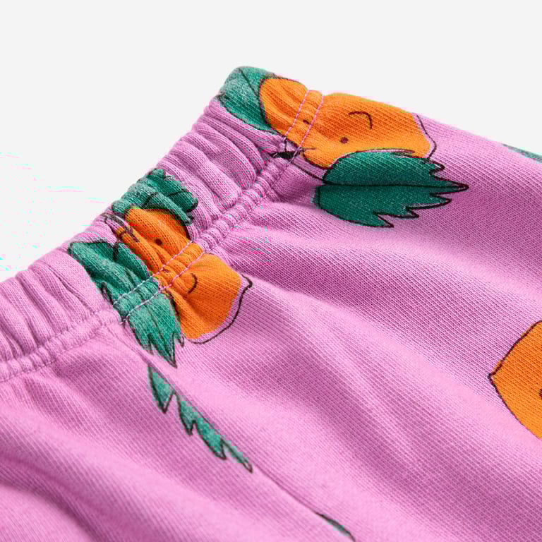Bobo Choses Jogginghose Tangerine all over, fuchsia 1