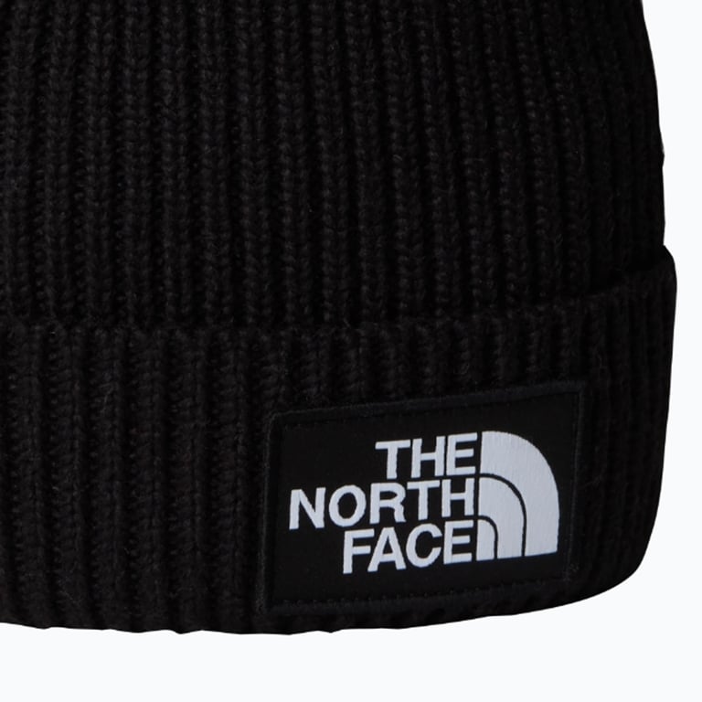 The North Face Box Beanie mit Umschlag für Kinder, Black 1
