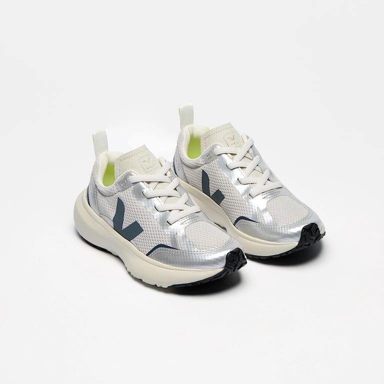 Veja Kinderschuhe Canary Alveomesh, Light Grey California Silver 1