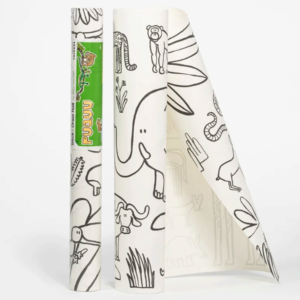 Puquu Stick & Draw Malrolle by Piotr Karski, Tiere