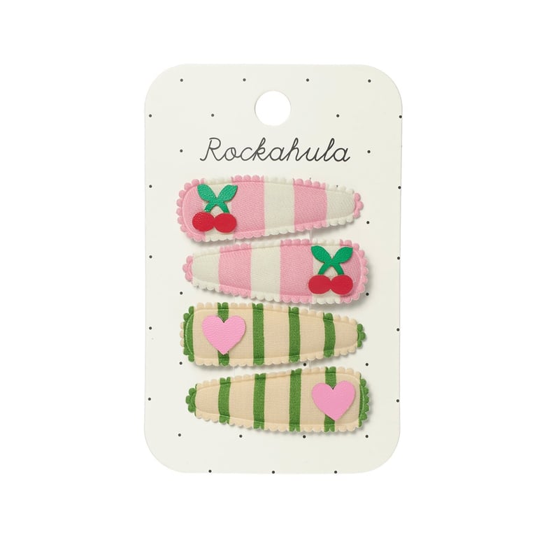 Rockahula Kids Haarclips Cherry Kiss Fabric Clip Set