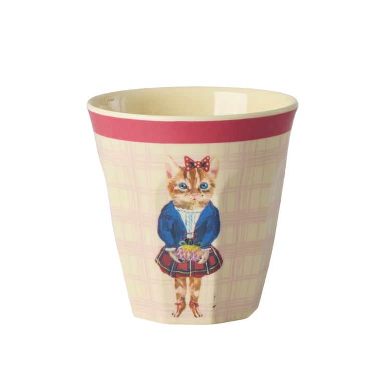Rice Melamin Kleiner Becher mit Nathalie Lété Prints, Cat