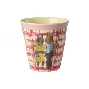 Rice Melamin Kleiner Becher mit Nathalie Lété Prints, Dancing Squirrels