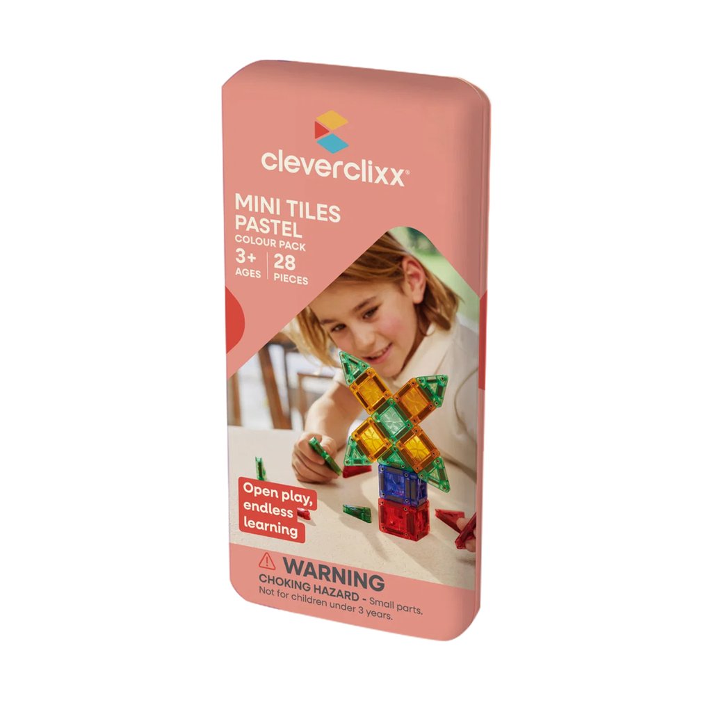 Cleverclixx Mini Tiles Pack Pastellfarben (28 Teile)