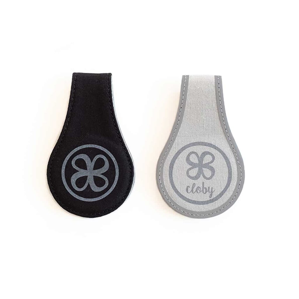 Cloby Magnet-Clips, 2er Set - Canvas reflektierend 1