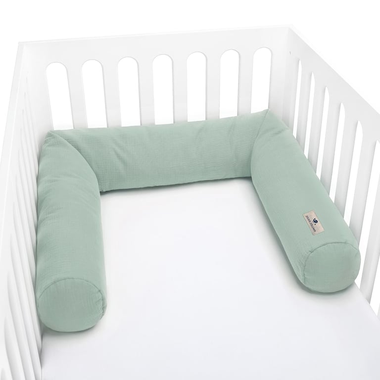 Julius Zöllner Nestchenschlange aus Baumwollmusselin gruen