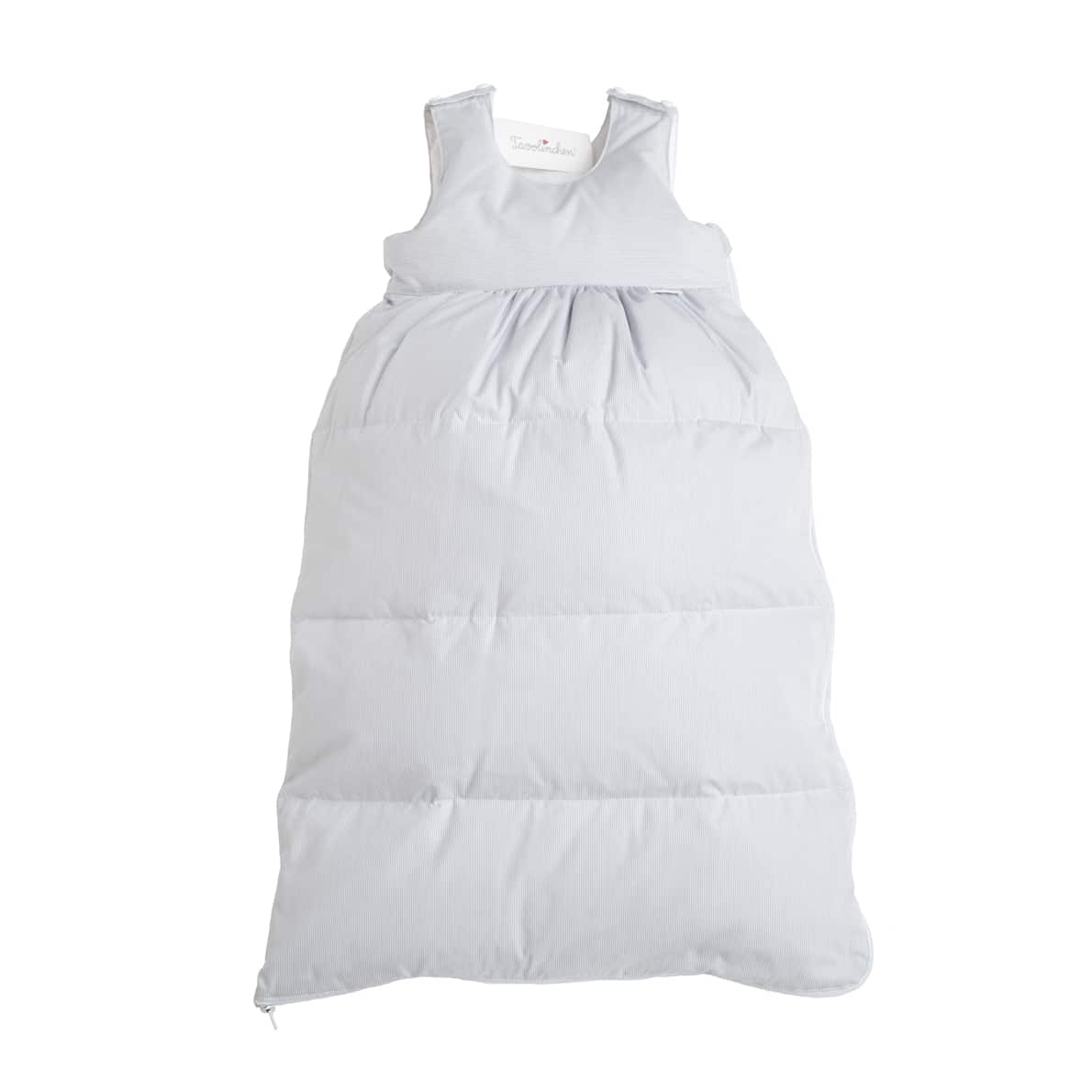 Tavolinchen Daunenschlafsack "VisconteStreifen", hellgrau