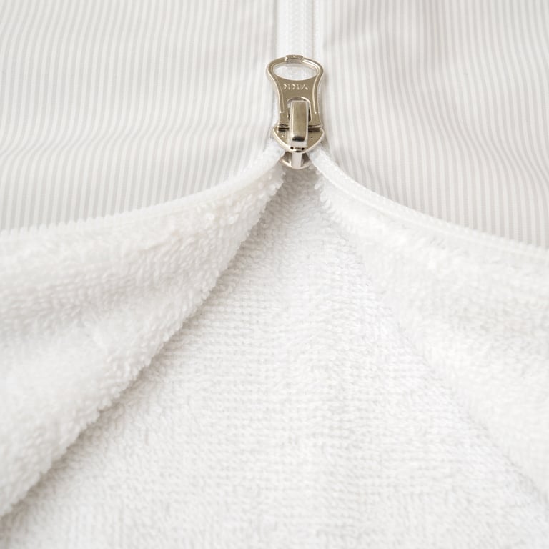 Tavolinchen Frottierschlafsack "VisconteStreifen", hellgrau 2