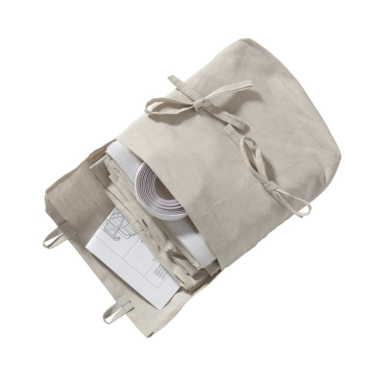 Oliver Furniture Wood Vorhang für Mini+ halbhohes Hochbett inkl. Befestigung, natur