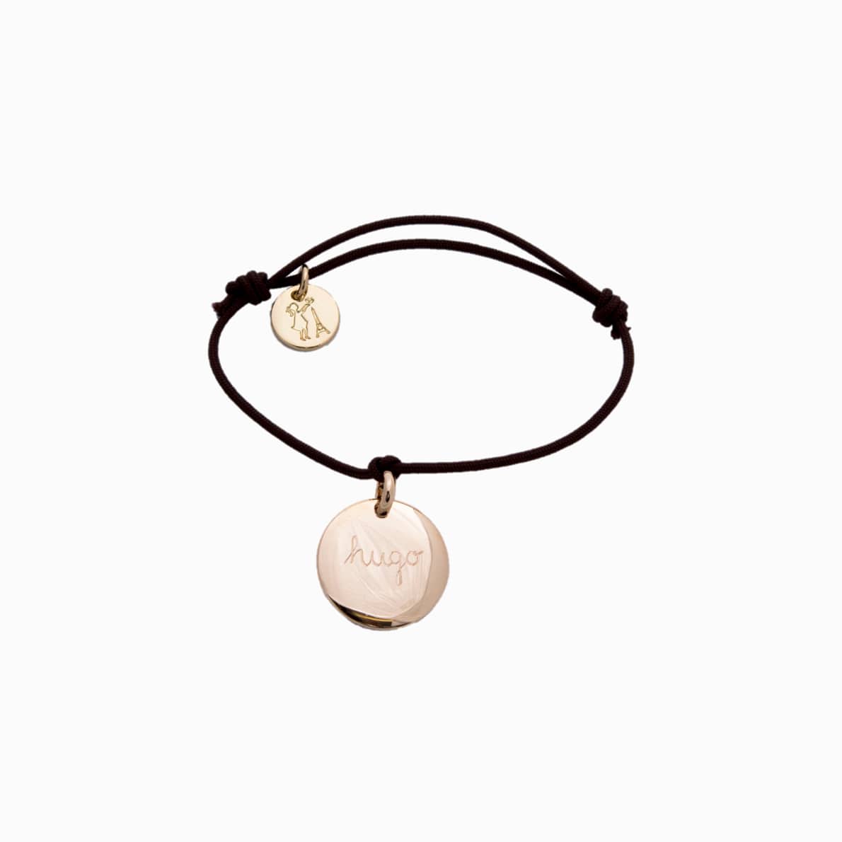 Pelina Bijoux One charm Armband in gold/ individuelle Gravur