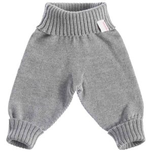 Strickgut Strickhose grau
