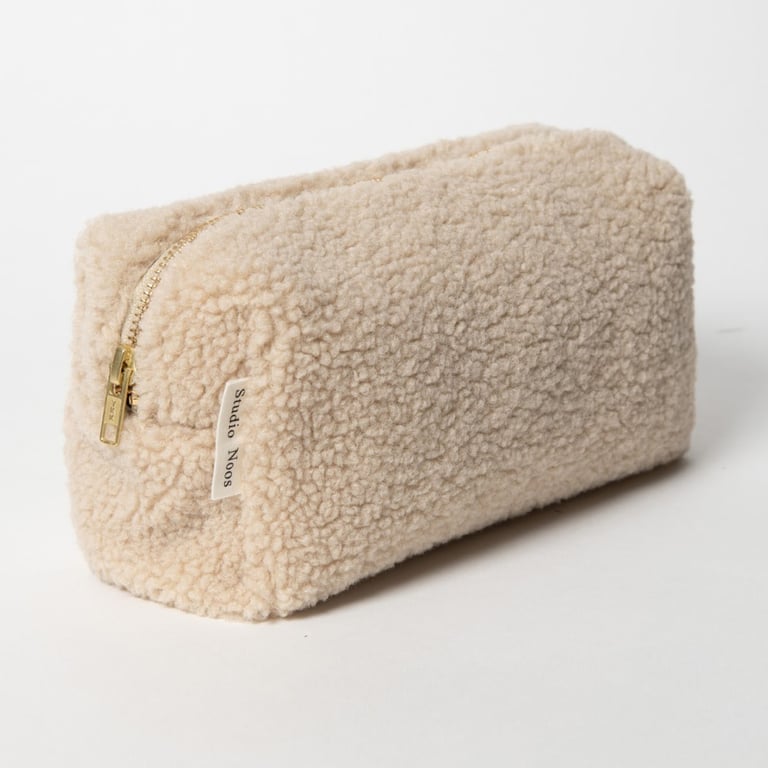 Studio Noos Kulturbeutel Chunky Pouch ecru