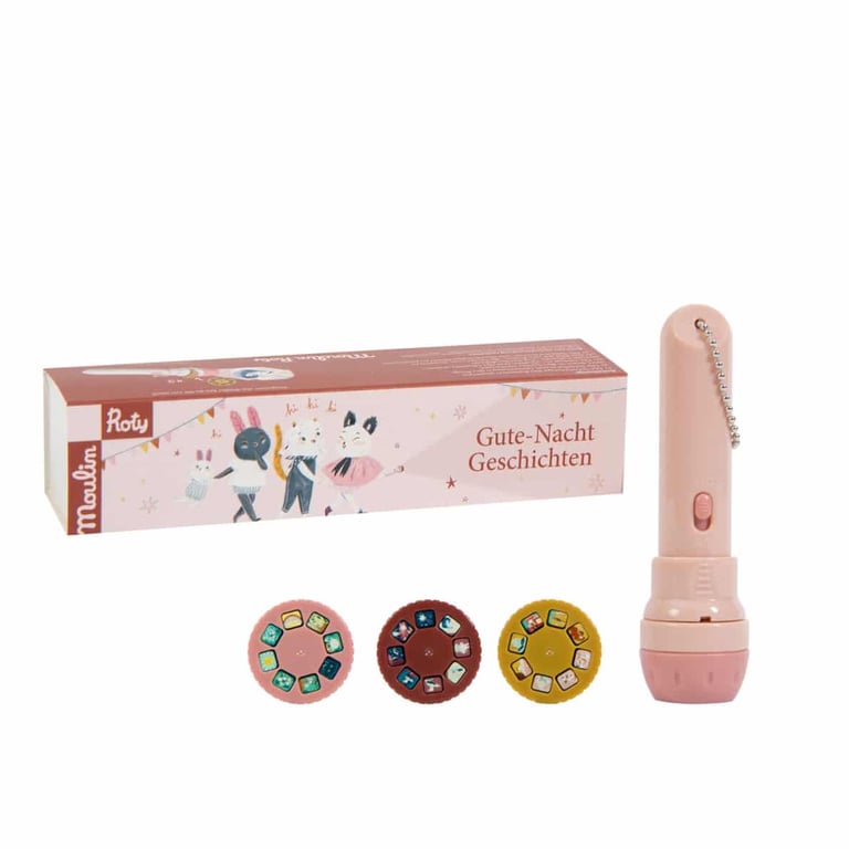 Moulin Roty Gute Nacht Geschichten Projektionsleuchte "Après la pluie"