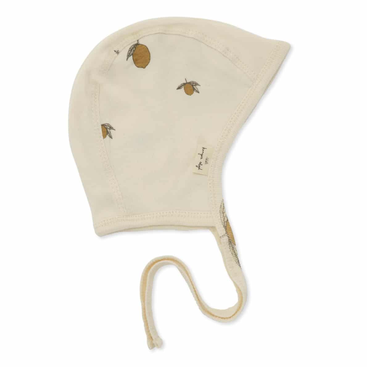 Konges Sløjd Babyhaube Lemon