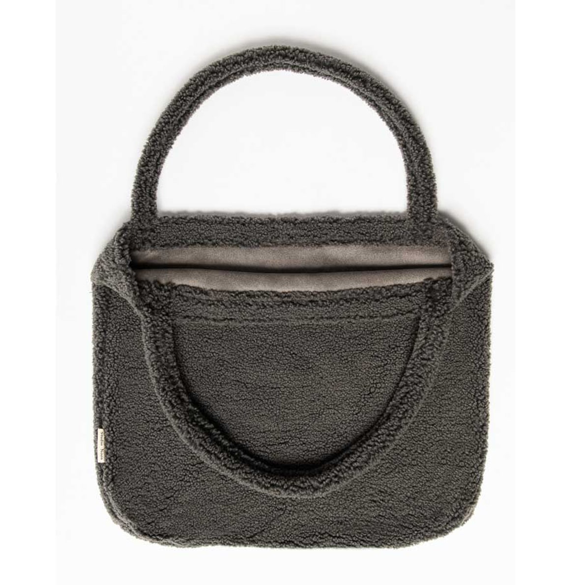 Studio Noos Chunky teddy Mom-bag Dark Grey – Bild 2