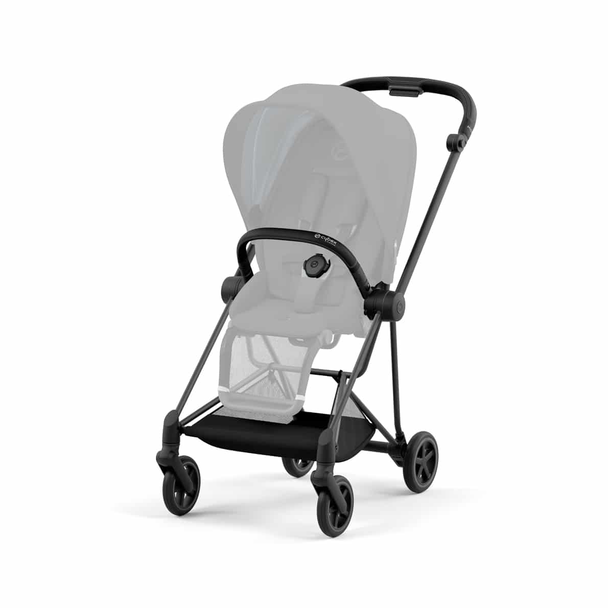 CYBEX Mios 3.0 Rahmen inkl. Sitz Hardparts (Platinum Kollektion) Matt Schwarz