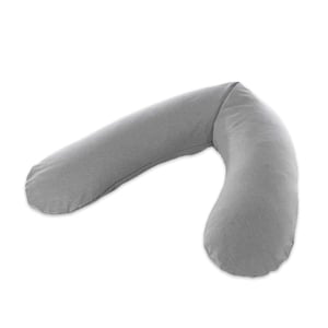 Theraline Bezug für das Original Stillkissen "Melange Mittelgrau" Bamboo Collection