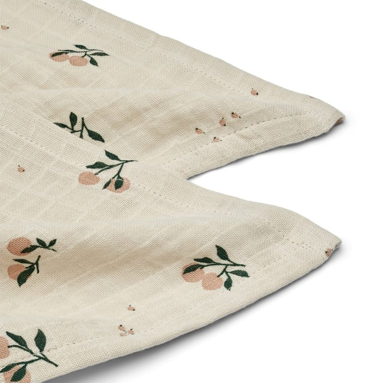 Liewood Musselintuch Lewis 2er Pack, Peach sea shell mix 1