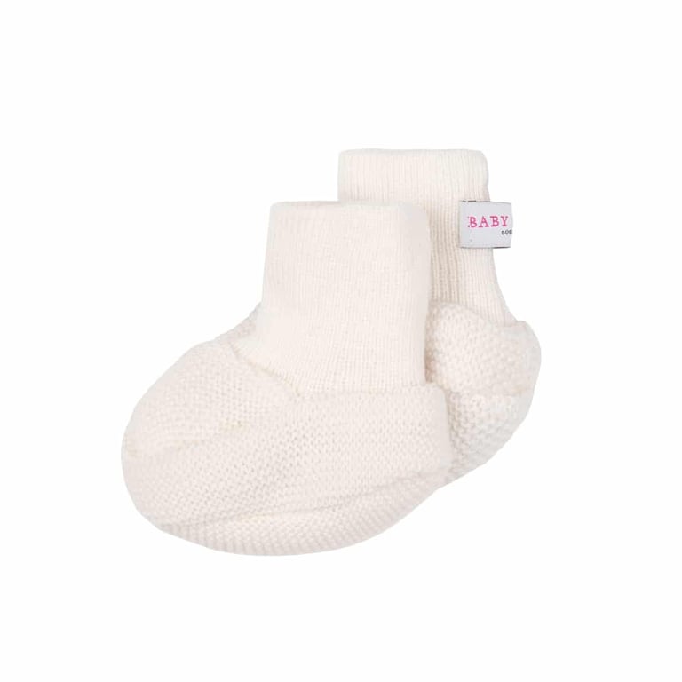 Baby Kochs Exklusiv Strickschuhe ecru