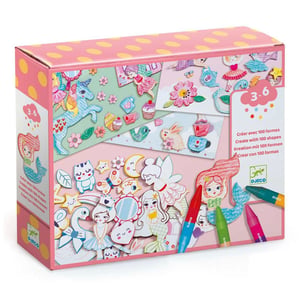 Djeco Kreativ Box Kreationen mit 100 Formen