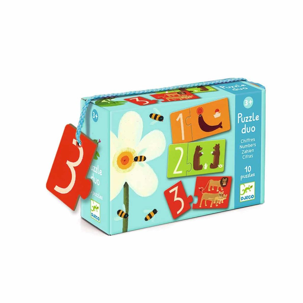 Djeco Zahlen Puzzle duo