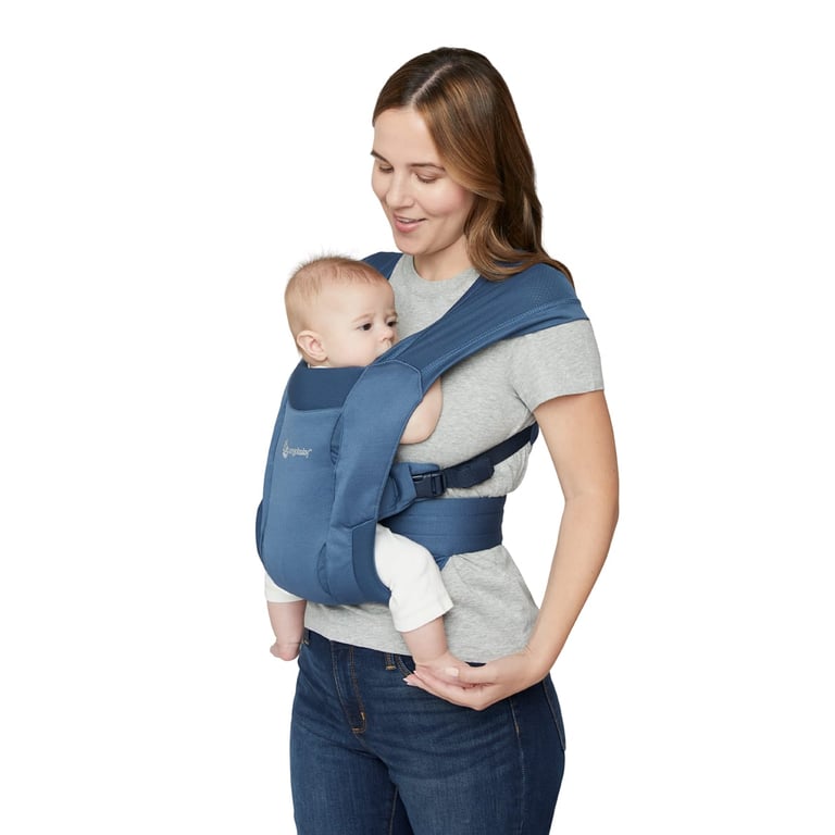 Ergobaby Embrace Neugeborenentrage - Soft Air Mesh blue 1