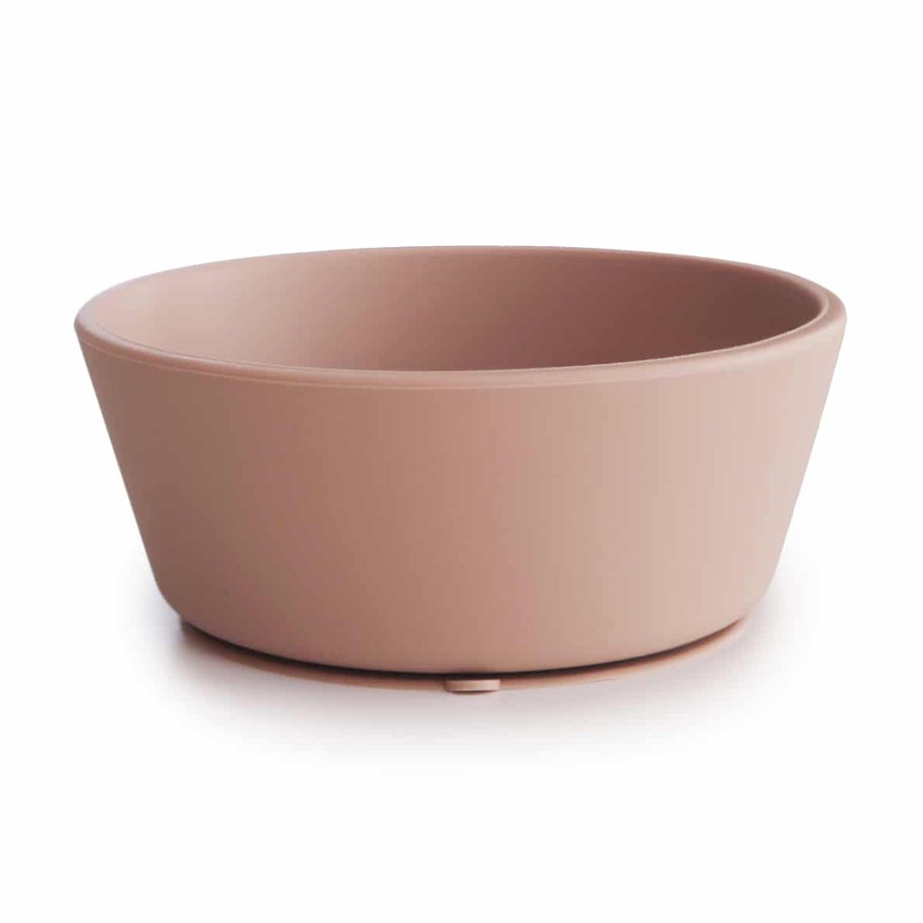 Mushie Silikon Suction Bowl blush