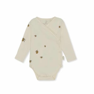Konges Sløjd Newborn Langarm-Body Lemon