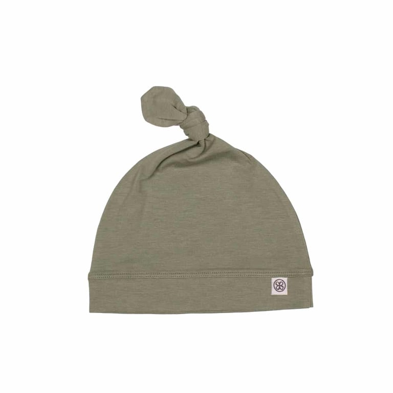 Cloby Beanie Knoten Olive Green