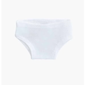 Minikane Puppenbekleidung Gordis Slip aus Baumwolle, weiß