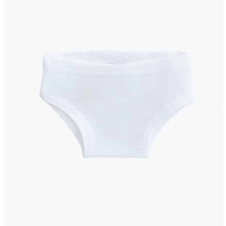 Minikane Puppenbekleidung Gordis Slip aus Baumwolle, weiß